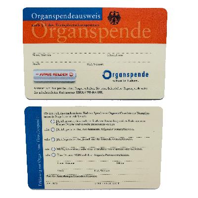 Junge Helden Organspendeausweis (Multipack) Dokument
